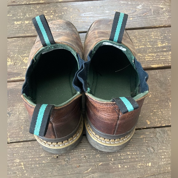 Georgia Giant Romeo Leather Boots 11.5 Brown Oil Resistant Work Shoe - Picture 5 of 8